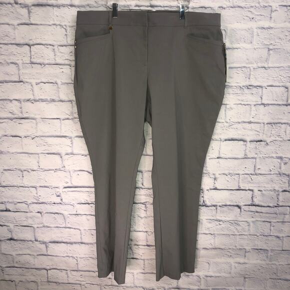 NWT Gray Plus Size Curvy Fit Pant - Picture 1 of 6